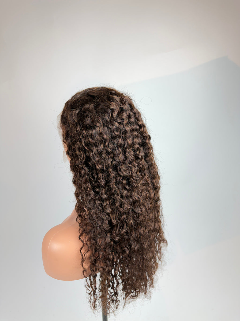 13x4 Chocolate Brown Water Wave Frontal Wig