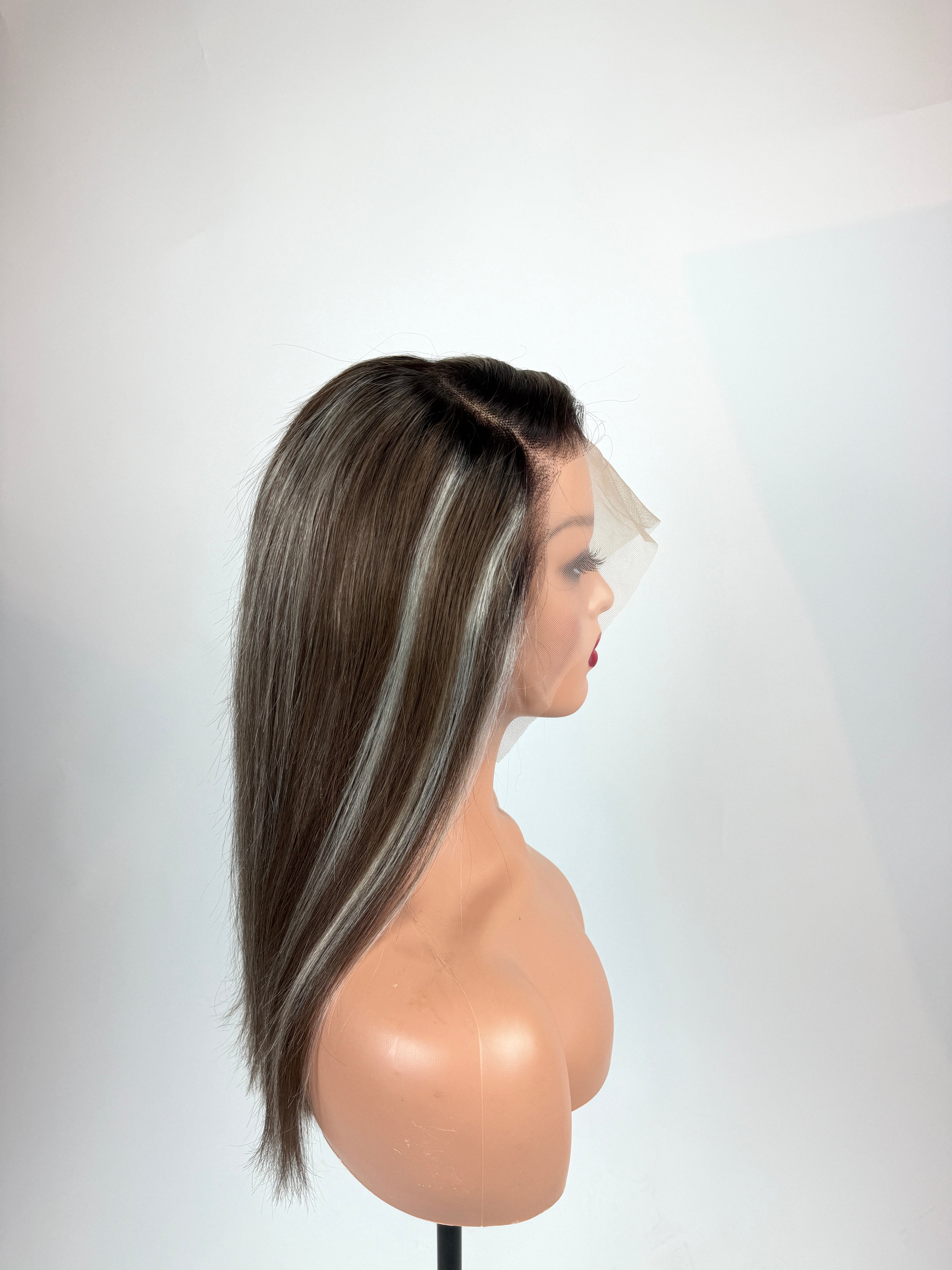 13x4 Ombre Ash Blonde Frontal Wig