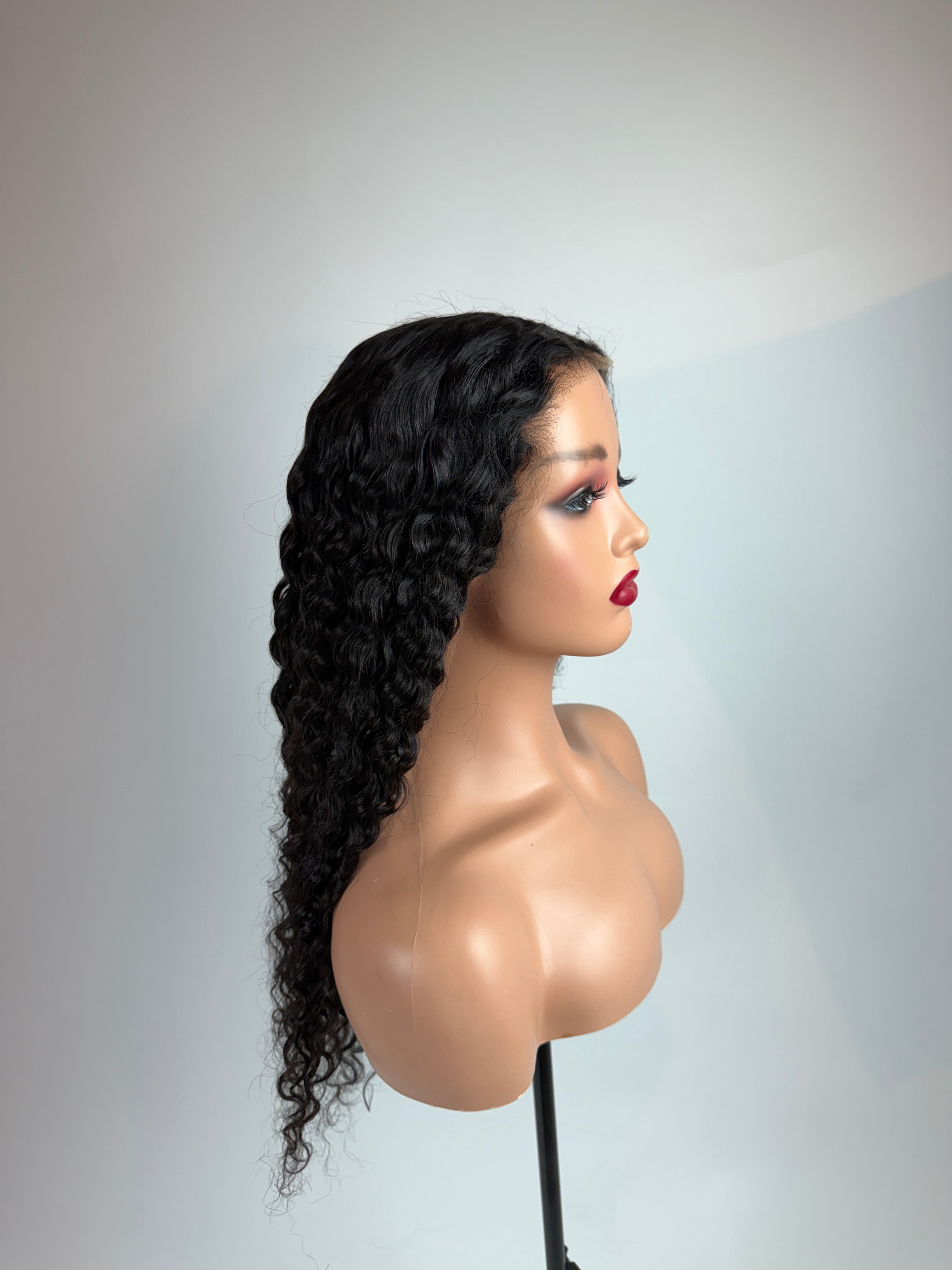 9x6 HD lace water wave glueless wig