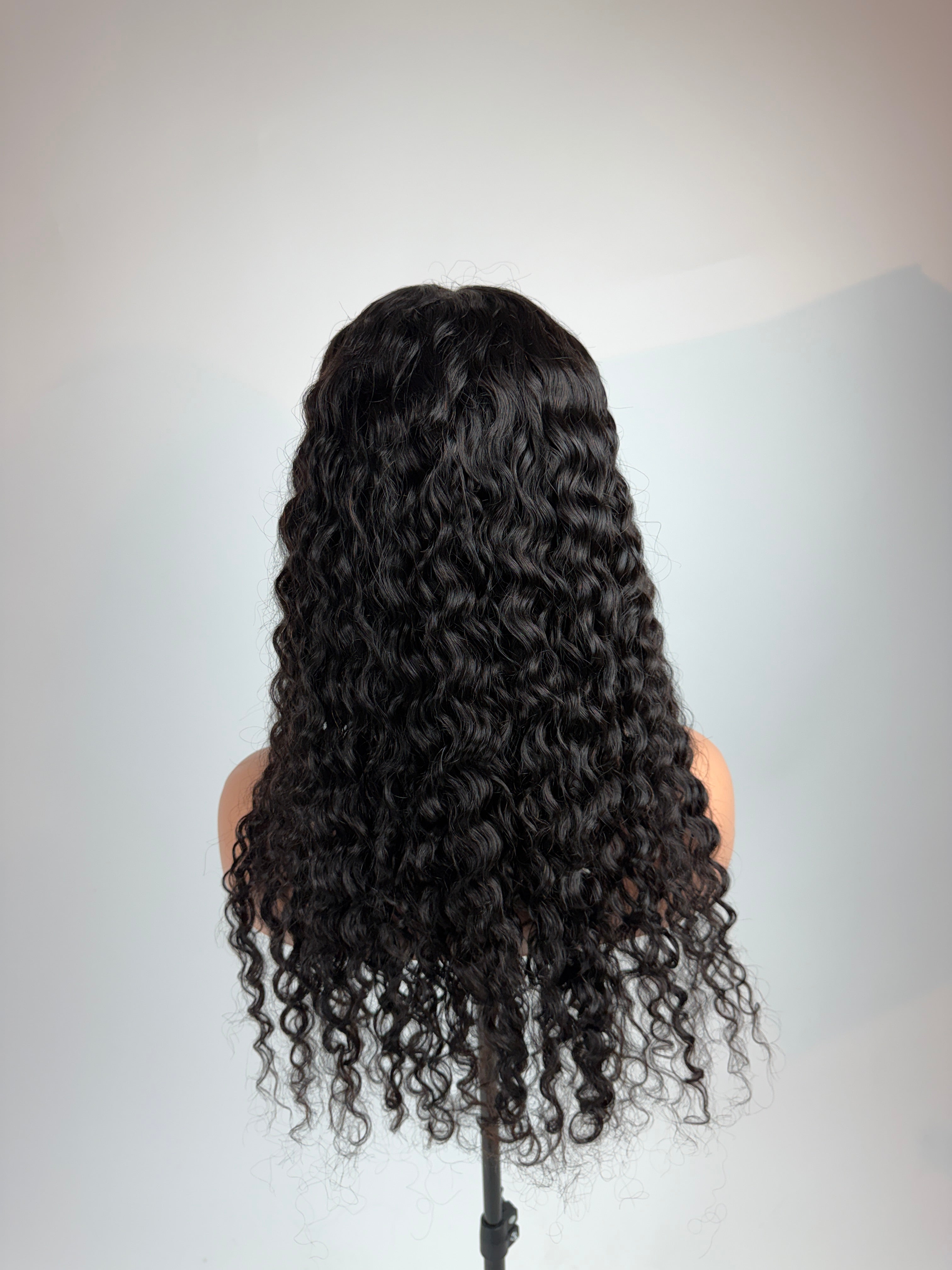 9x6 HD lace water wave glueless wig