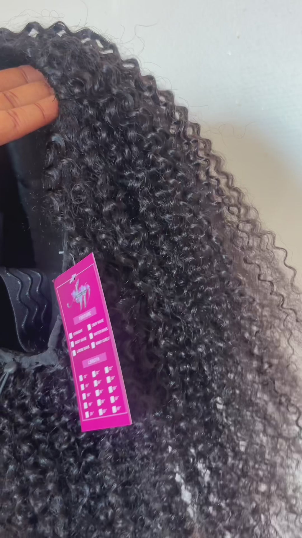 Afro Curly Half Wig